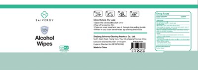 Label Image (Saiveroy Alcohol Wipes 3.5 100 Pcs)